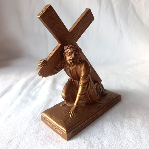 Statuette jesus christ portant - christ,