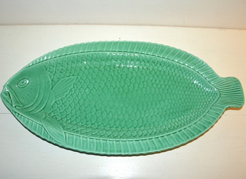 Ancien plat ovale majolique - ancien,