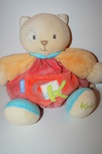 DOUDOU PELUCHE CHAT BOULE ROUGE ROSE BLEU POCHE K VERT KALOO HOCHET POUET POUET