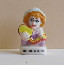 Fève pub La Fournée Dorée - 2002 - Coiffes de nos Régions : La Bourgogne