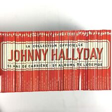 Johnny Hallyday, La Collection Officielle Lot Livres et CD  / 50 Ans de Carrière