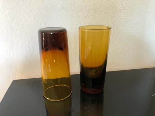 Duo verres shot - de, ambre