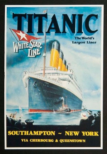 Affiche poster bateau paquebot - poster,