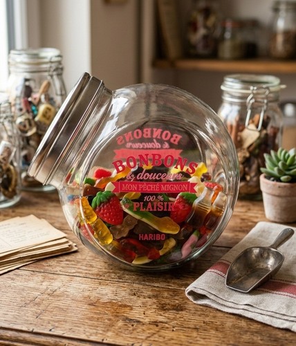 Bonbonnière haribo vintage - bonbonnière, en