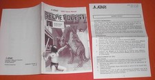 Notice Secret Quest [PAL] Atari 2600 NO Super Nintendo *JRF*