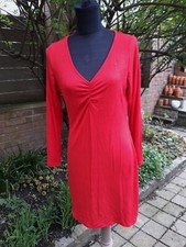 Robe Droite Moulante Sexy Rouge Jennyfer Taille L 40 Vintage