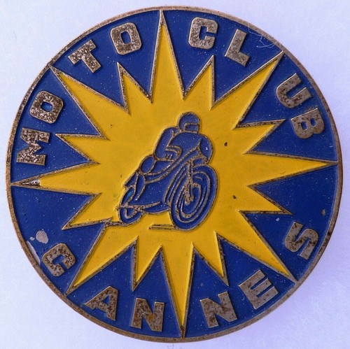 Insigne badge moto - badge, cannes