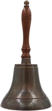 Cloche d'école à main en