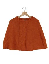 STEFANEL Cape Dames Veste T EU 34 orange clair style décontracté