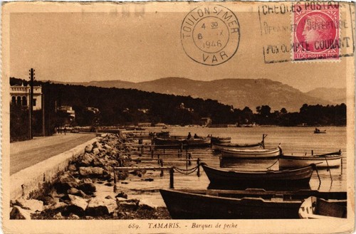 Cpa tamaris barques peche - tamaris, de