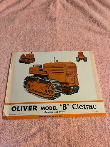 Oliver cletrac tractor - oliver,