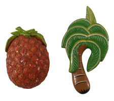 2x Fridge Magnet Aimant Ananas