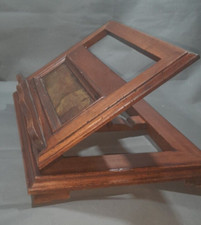 Joli lutrin de table vintage en bois, réglable lutrin à poser  pupitre de lectur