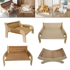 Canapé-lit pour chat, canapé inclinable pour jouer, griffoir d'intérieur