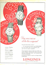 Publicité Advertising 25.03. 1960  montres Longines  flagship conquest Jamborée