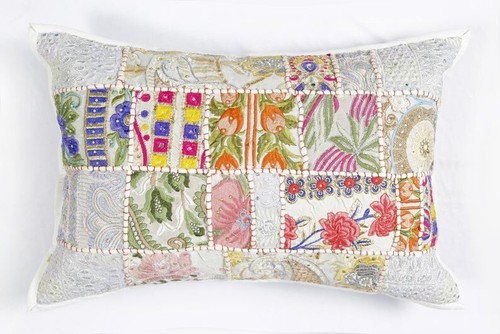 Housse coussin indien fait - housse, de