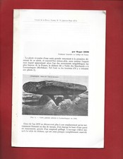 1973 BRETAGNE MORBIHAN LOCMARIAQUER DOLMEN DIT TABLE DES MARCHANDS