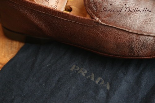 Mocassins prada cuir marron - prada,