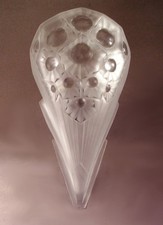 Sabot art déco en verre