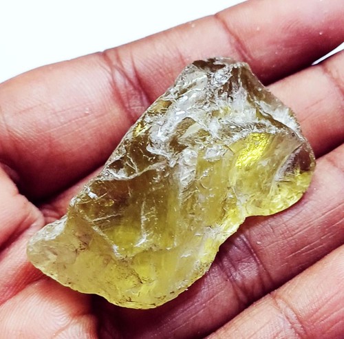 Topaze jaune naturelle brute - topaze,