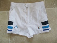 Short tennis LE COQ SPORTIF vintage Yannick NOAH collection F 38 D 44 USA 28