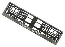 Support de cadre de plaque d'immatriculation européenne look carbone pour les...