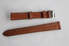 FREDERIQUE CONSTANT Bracelet montre cuir marron 14 mm (37085)