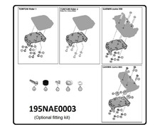 KAWASAKI KLE500 Kit Adaptateur