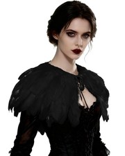 Femme Châle Étole En Plumes