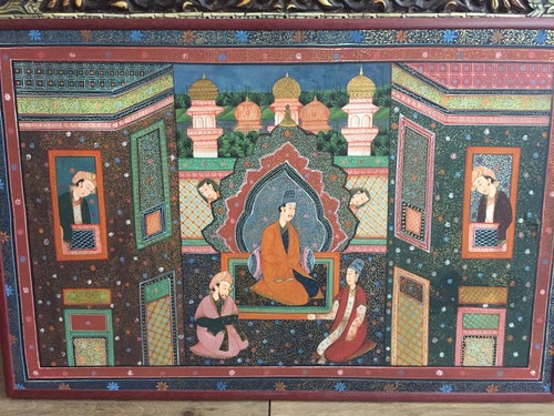 Tableau ancien papier soie - tableau, de