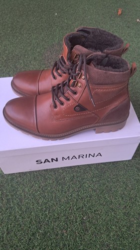 Chaussures montantes cuir - montantes, en