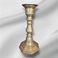 Vintage 19th century brass candlestick holder 15 cm