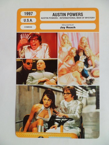 Carte fiche cinema 1997 austin - carte,