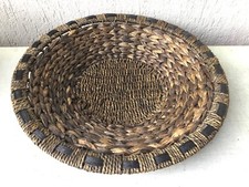 Grand plateau rond en jacinthe d'eau