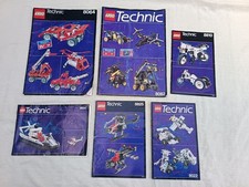 LOT D ANCIENNES NOTICES LEGO