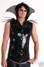 Dracula Latex Caoutchouc Veste Gomme Veste