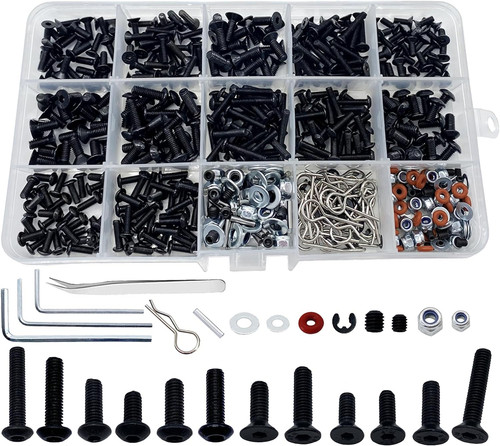 520pcs screw kit for - 520pcs, 1/8
