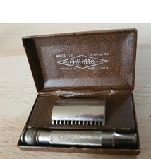 Rasoir Gilette WWI WWII made in England made in USA paquetage soldat équipement