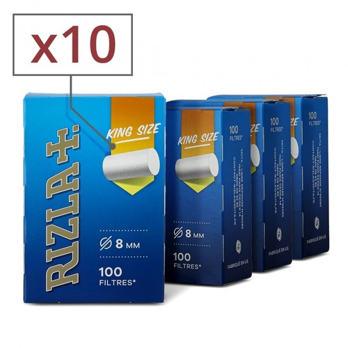 Filtres rizla regular x10 - rizla, +
