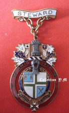 Médaille Maçonnique - R.M.I.G 1954 / STEWARD - Perseverance and Courage