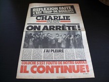 Charlie Matin N° 2 Mardi 17 mars 1981 Supplément quotidien de Charlie Hebdo