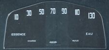 CADRAN 130 KM/H RENAULT DAUPHINE ET GORDINI. PLASTIQUE MÉTHACRYLATE. FRANÇAISE