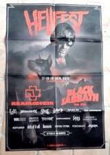 poster affiche magazine metal HELLFEST 2016 88x59cm RAMMSTEIN BLACK SABBATH OZZY