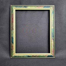Cadre Vintage Vert Marbré