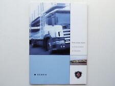 Catalogue, brochure, camion, truck, Scania type 94 114 124 porte voiture, 1998