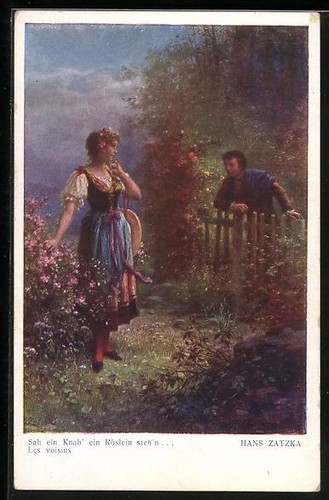 Carte postale artiste - carte,