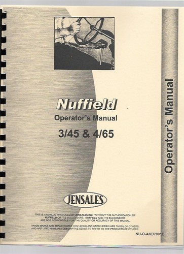 Nuffield 65 tractor - 4/65,