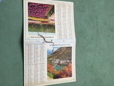Calendrier almanach ptt 1973 - almanach,