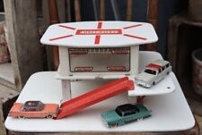 Garage ancien auto voiture Station HELIPORT Isorel 1950 1960 Henry Fauvel design
