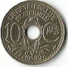 Fautée 10 centimes 1939 Coins